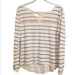 Billabong Striped Pullover Women's Size Medium